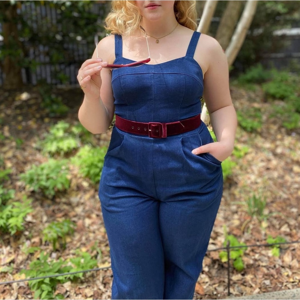 Rebel Love Sweetheart Denim Jumpsuit